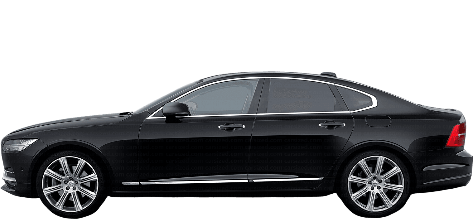 Volvo sedan — side profile